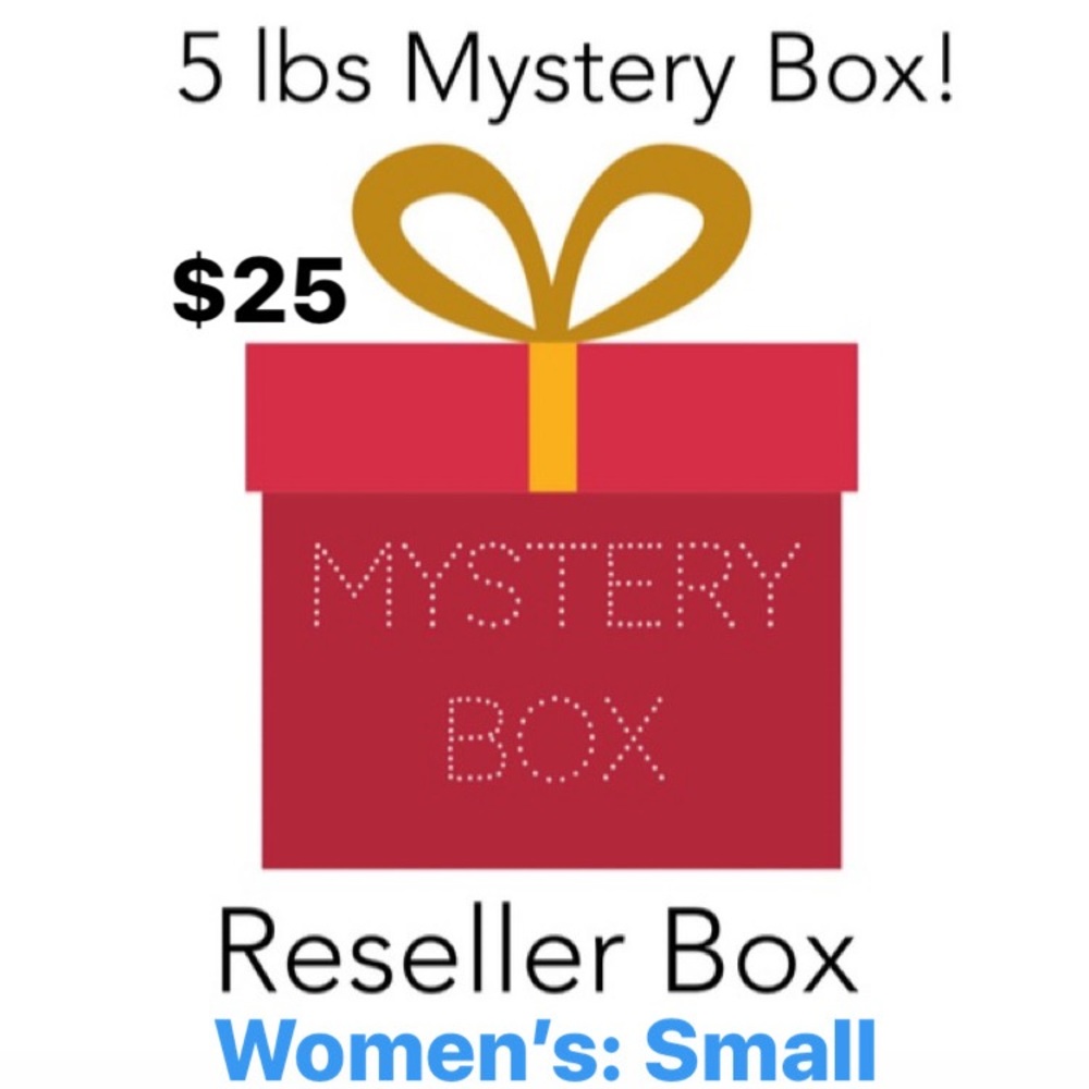 Women's 5 lb reseller mystery box, Small read info
